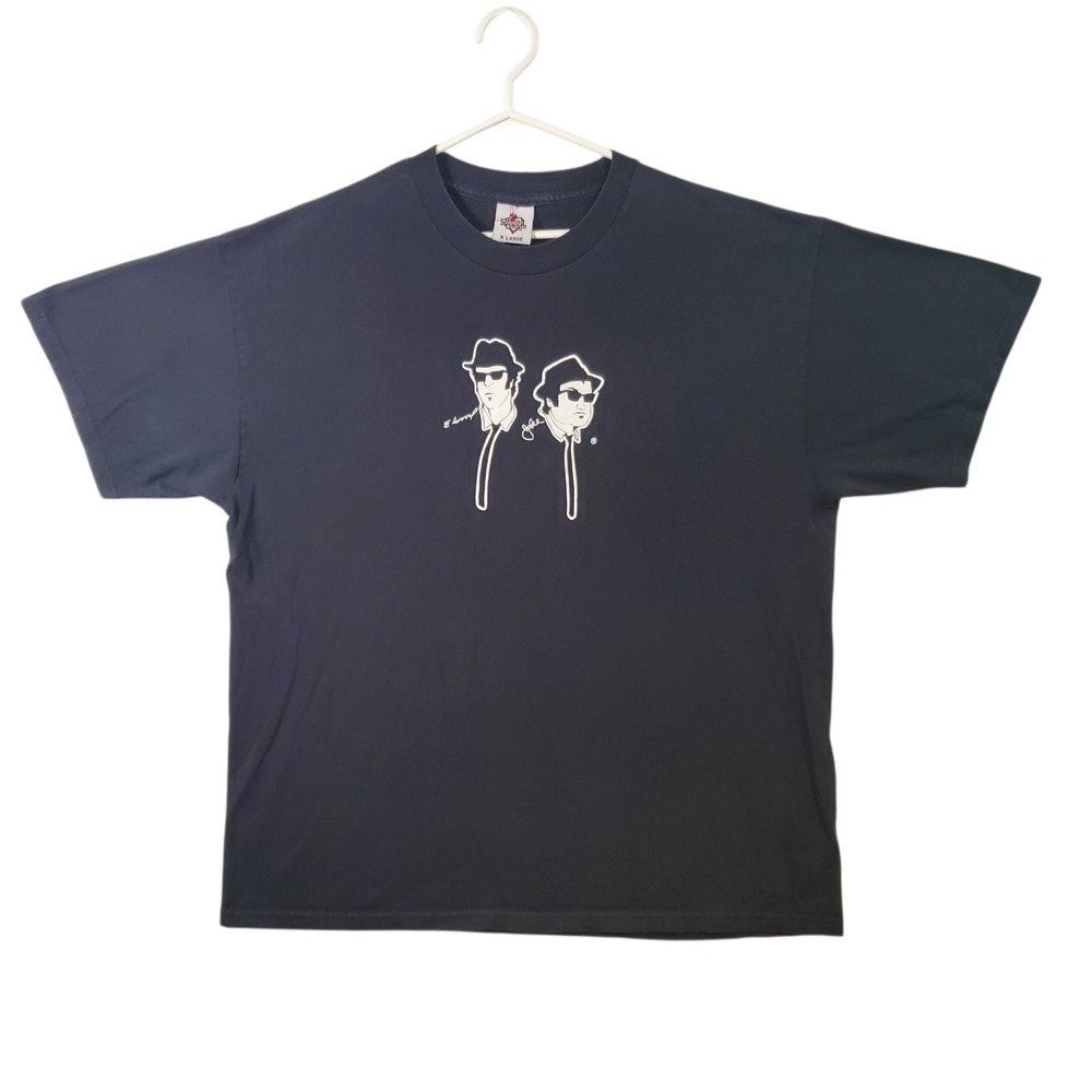 VINTAGE 90S BLUES BROTHERS DAN AYKROYD HOUSE OF BLUES ANAHEIM T-SHIRT XL TEE